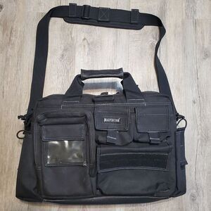 Maxpedition Operator Tactical Attache 0605B Black Large Messenger Bag Laptop EUC